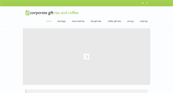 Desktop Screenshot of corpgifttea.com