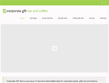 Tablet Screenshot of corpgifttea.com